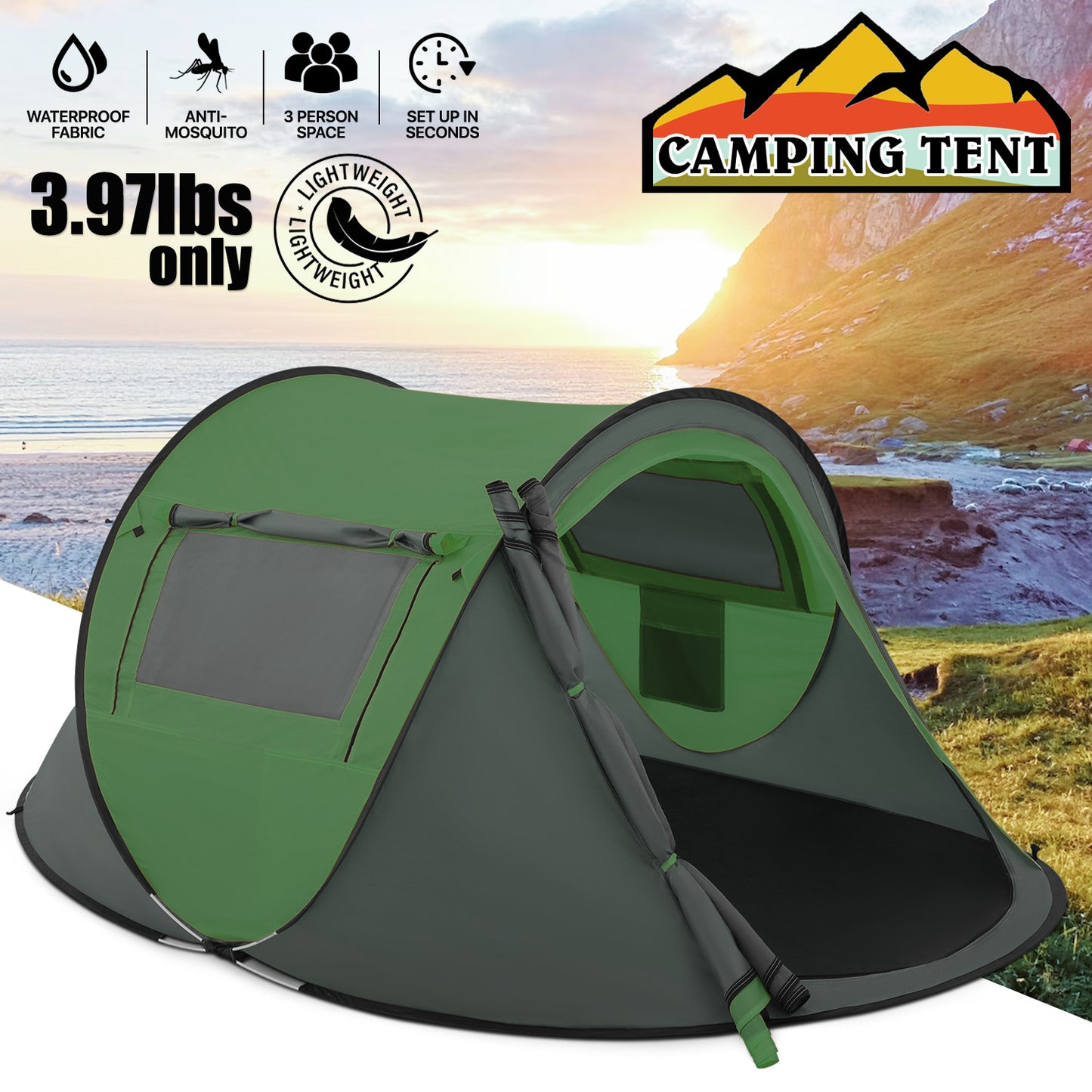 Pop Up Tent, 2 Person