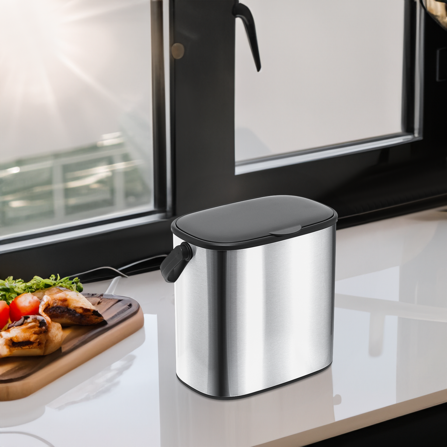 1.3 Gallon Hanging Trash Can