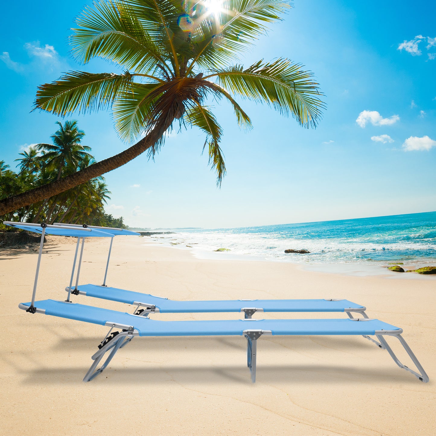 Outdoor Camping Chairs - Steel Tube - Oxford Fabric