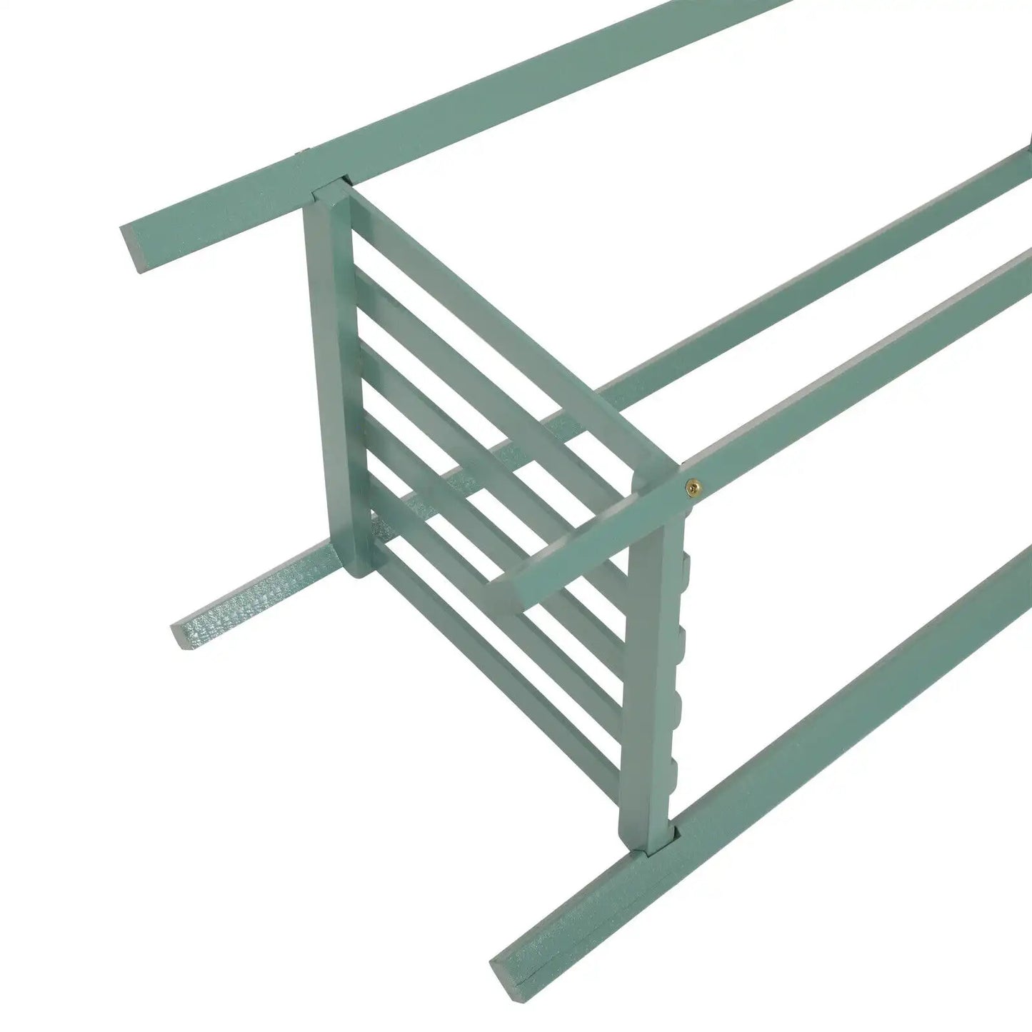13" Green Bamboo Plant Stand