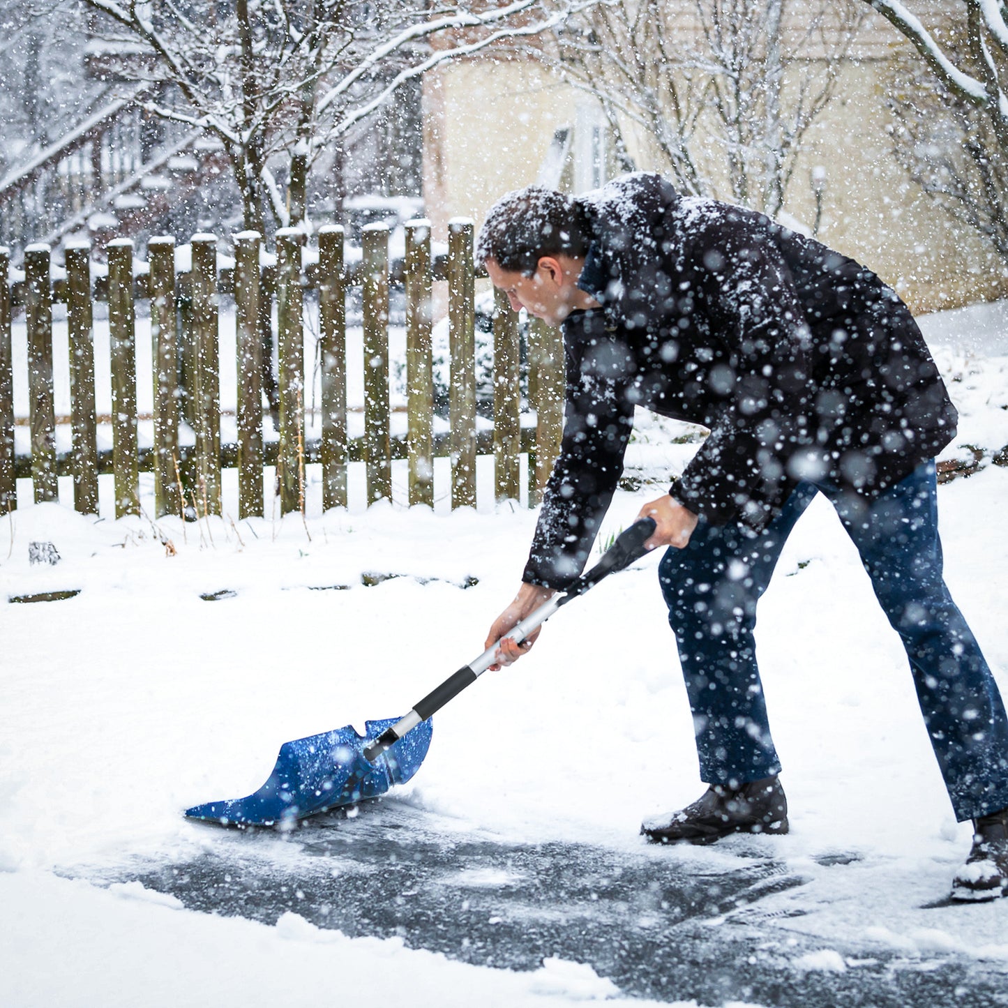 Snow Shovel - 4 FT Height - Blue