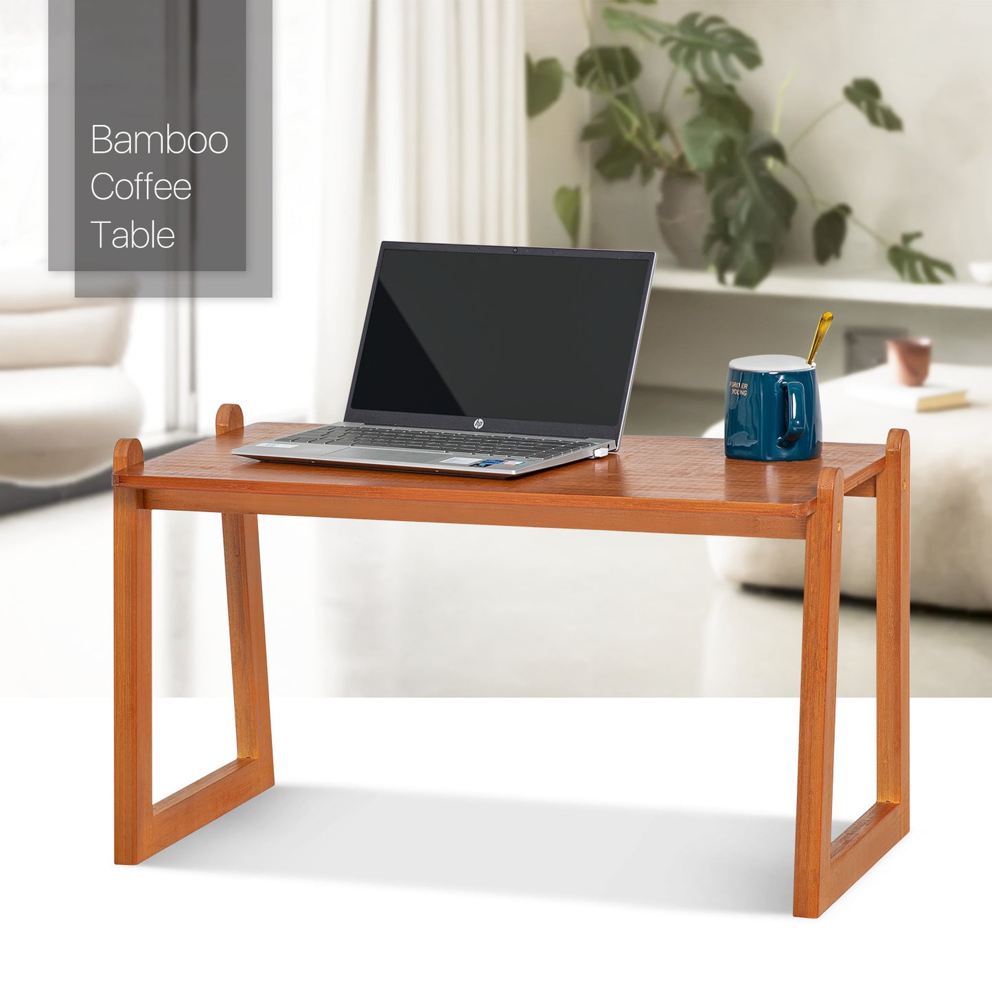 Rectangular Coffee Table - Brown