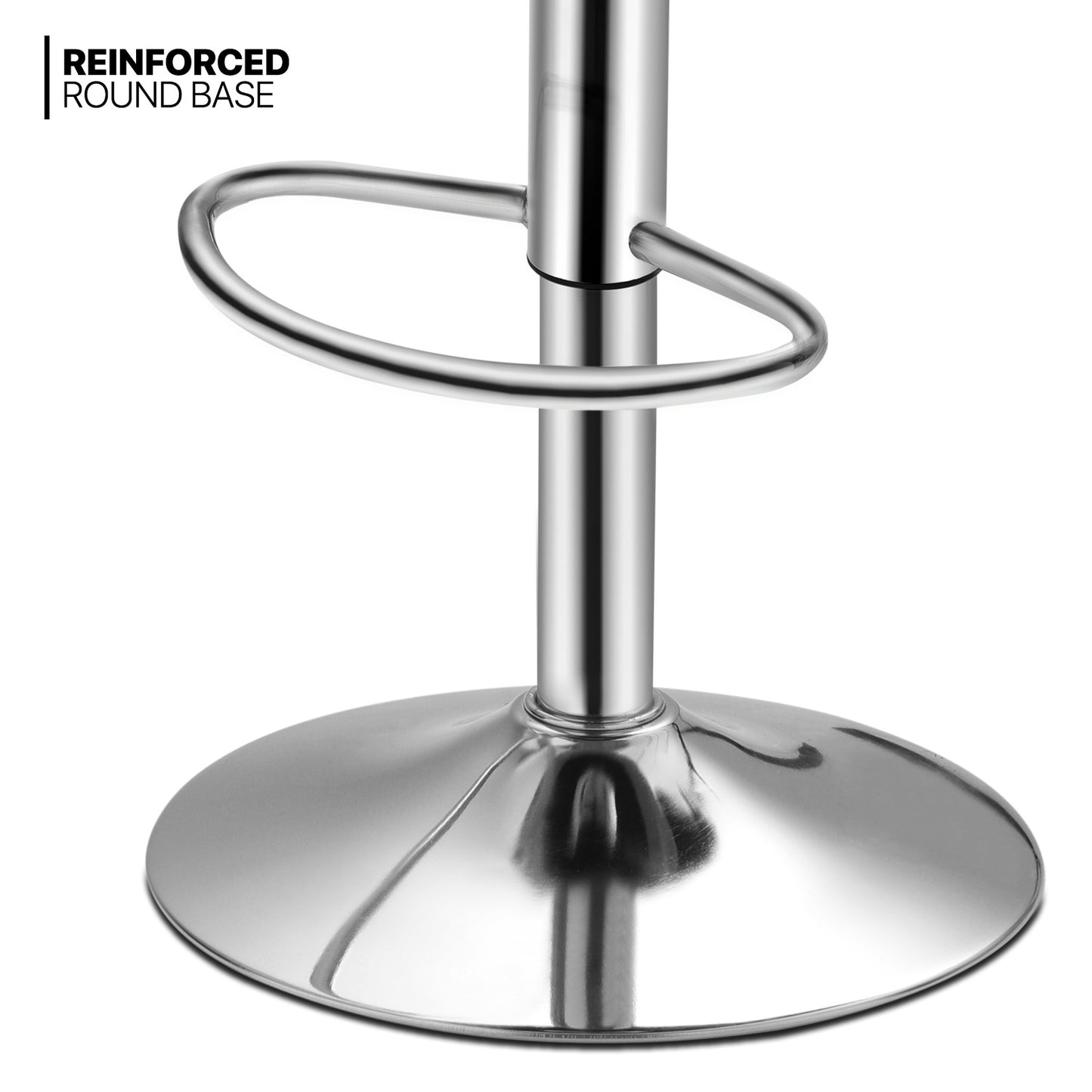 Round Seat Bar Stool 2 Pcs