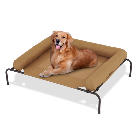 Elevated Dog Bed - w/ Removable Bolster - 48'' Length