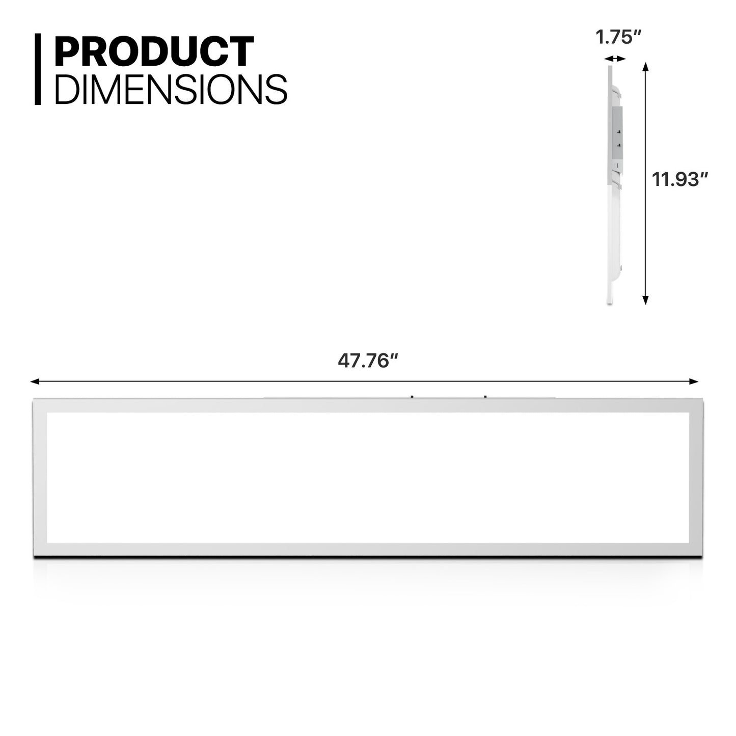 1x4 FT LED Flat Panel Light, 2 / 4 /6 Pack
