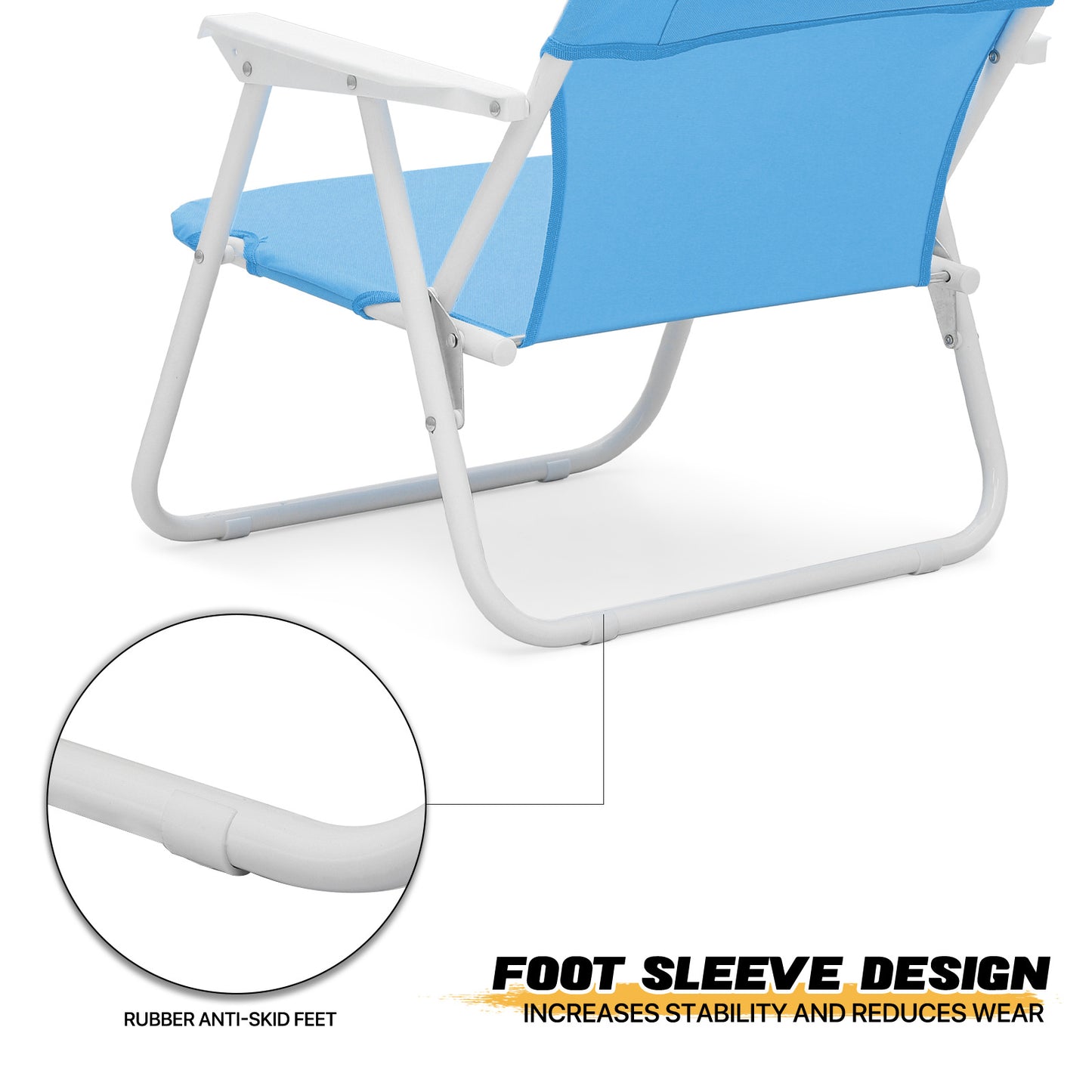 Beach Chair - Oxford Fabric - Steel Tube - 2P