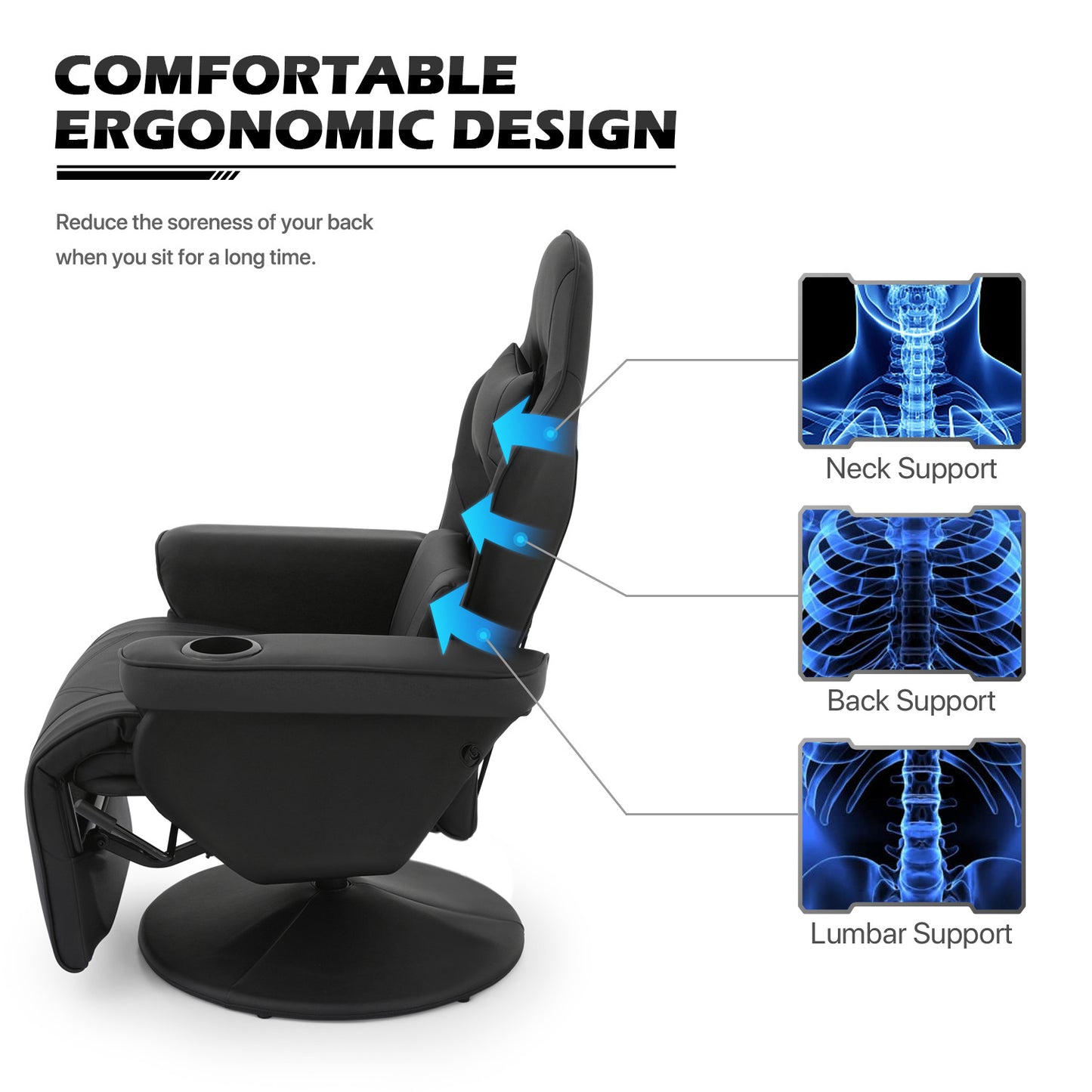 Reclinable Computer Chair #003