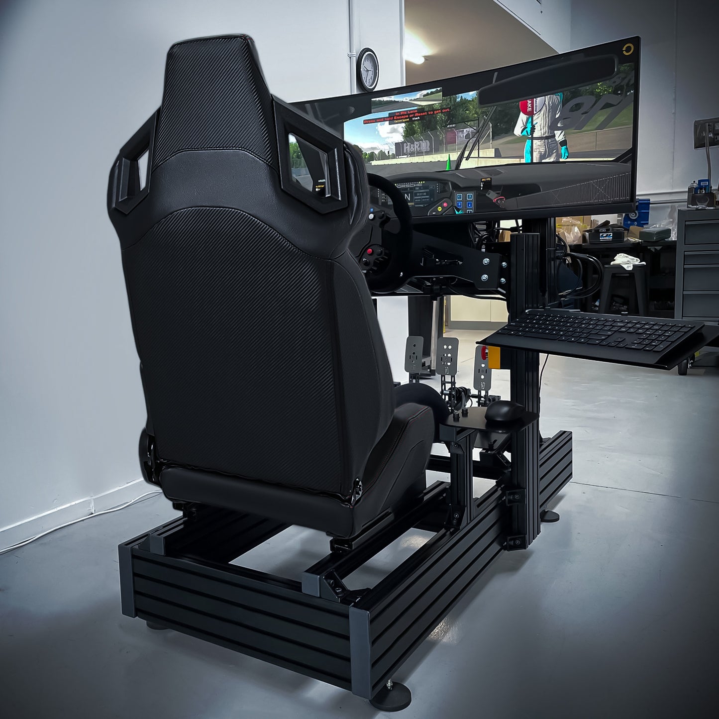 PU leather Gaming Seat - Red - For Racing Simulator