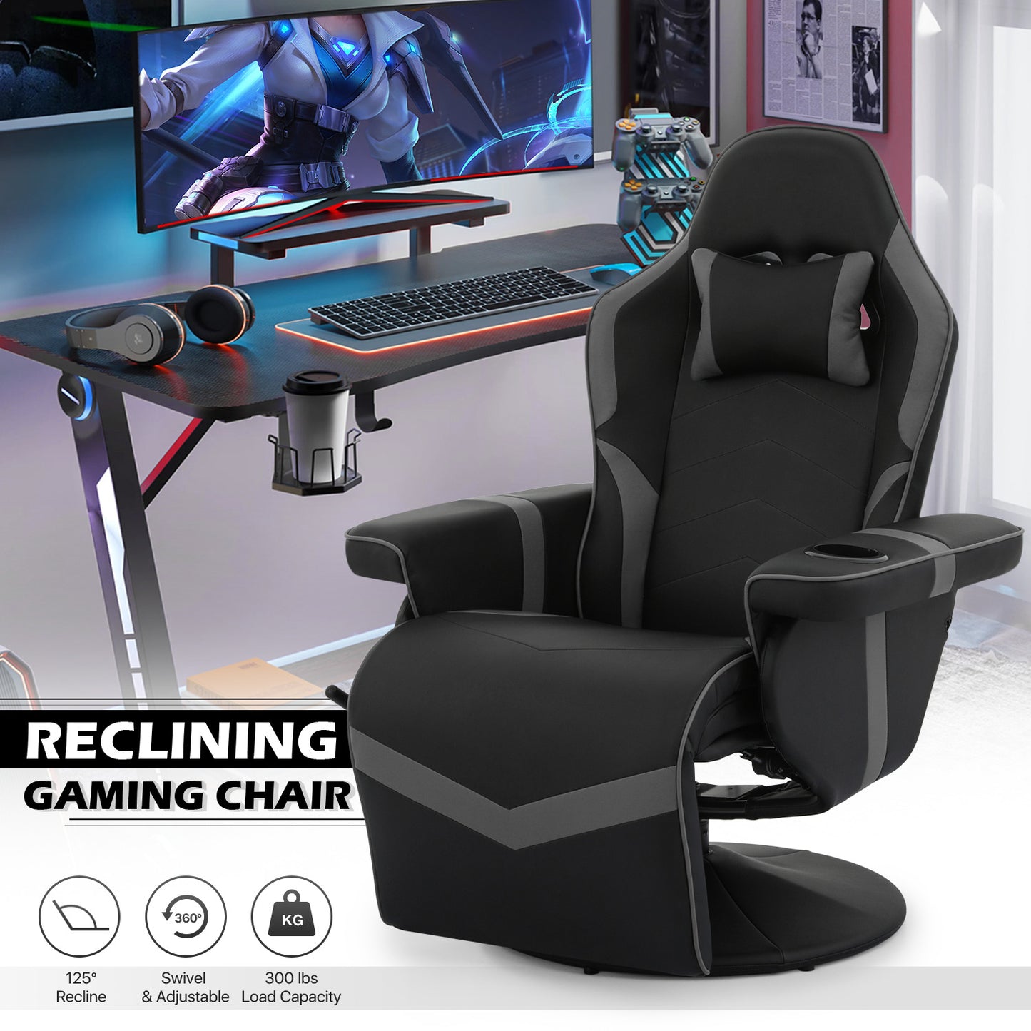 Reclinable Computer Chair #001