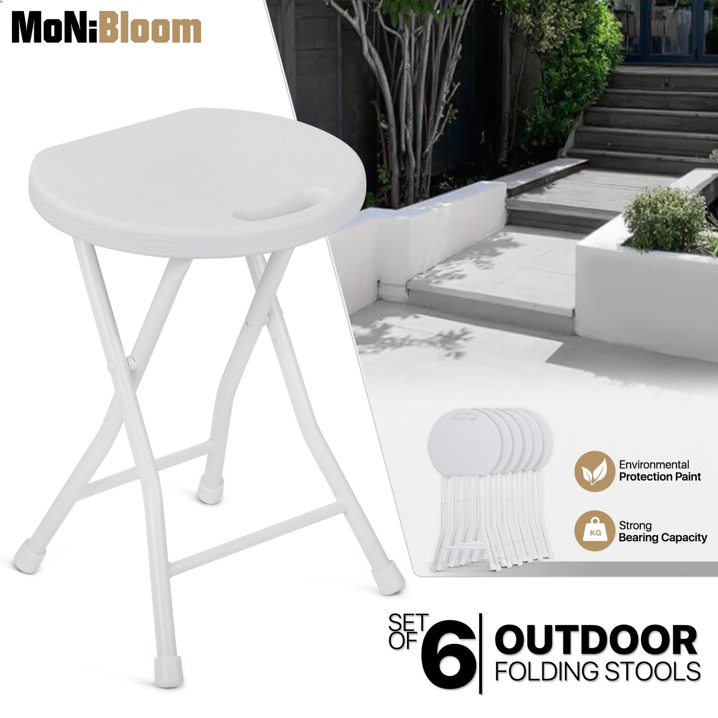 6 Pcs Foldable Stool