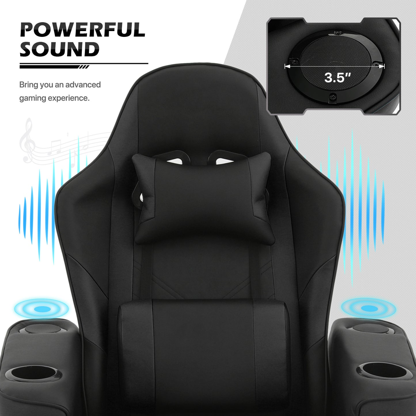 Massage Reclinable Computer Chair #004