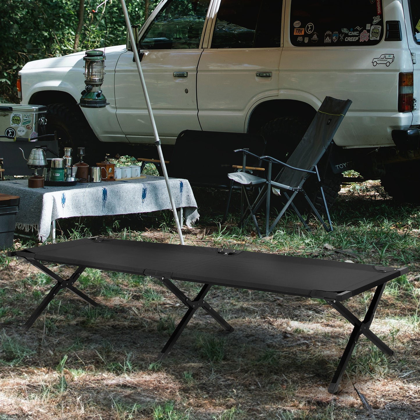 Folding Cot - 75'' Length - w/Carry Bag