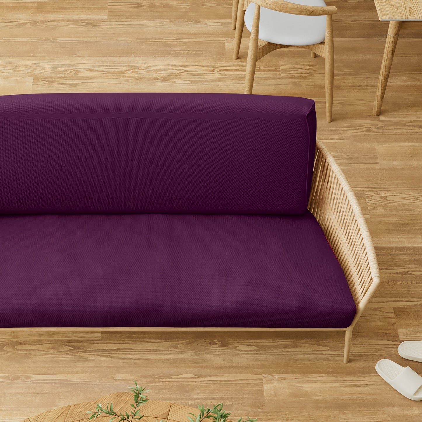 Futon Cover - Polyester - Twin Size 39"x75"x2"