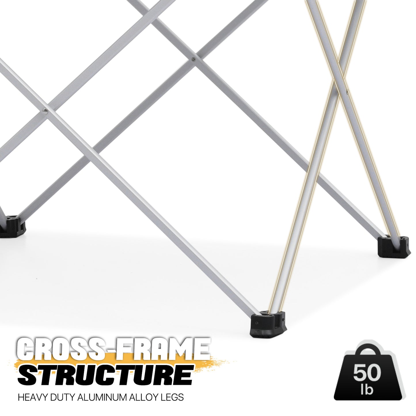 Folding Ultralight Camping Table 26.5"x18.5"x16"