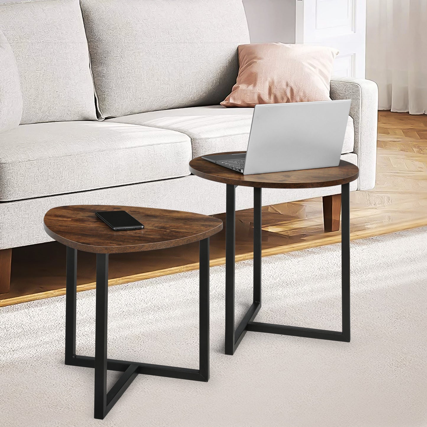2-Piece Nesting Coffee Tables