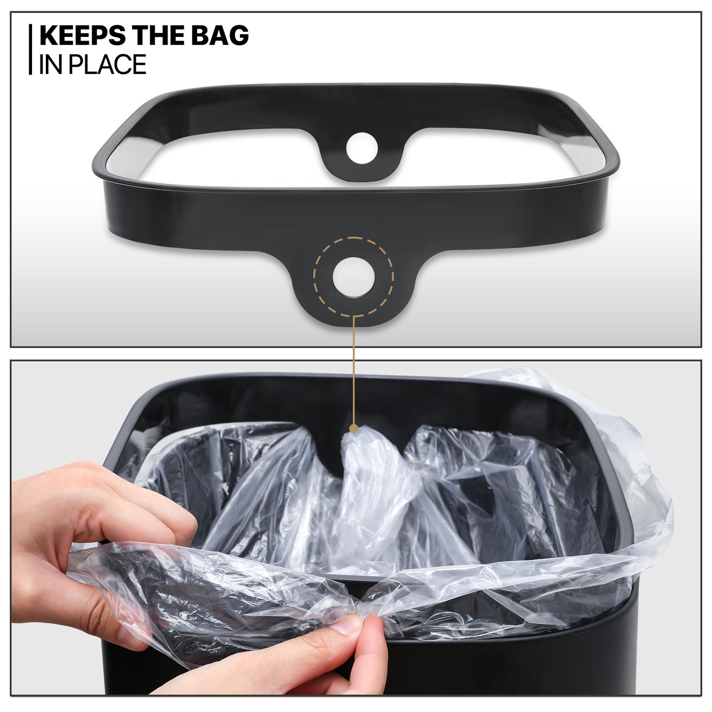 Motion Sensor Trash Can - 55L
