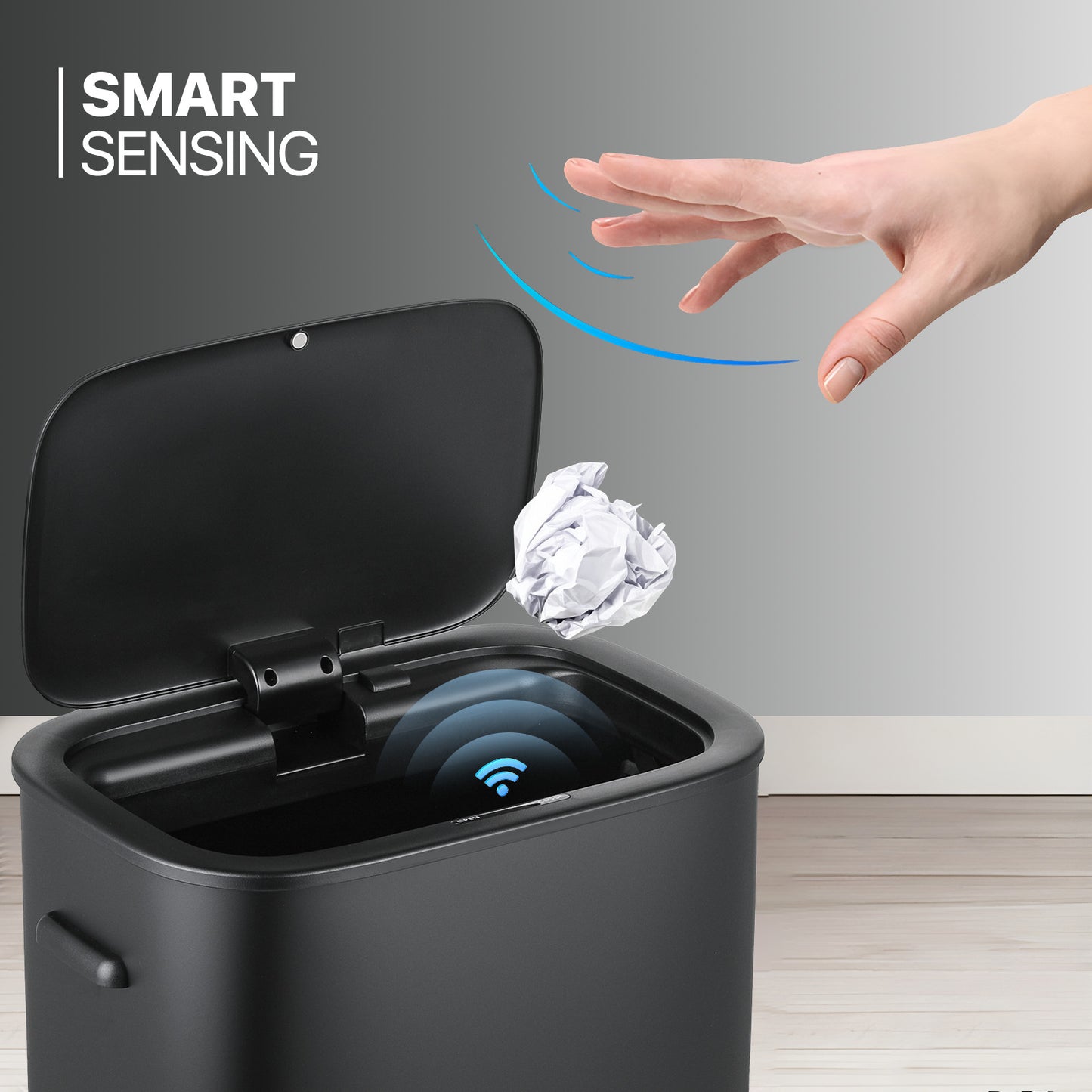 Motion Sensor Trash Can - 55L