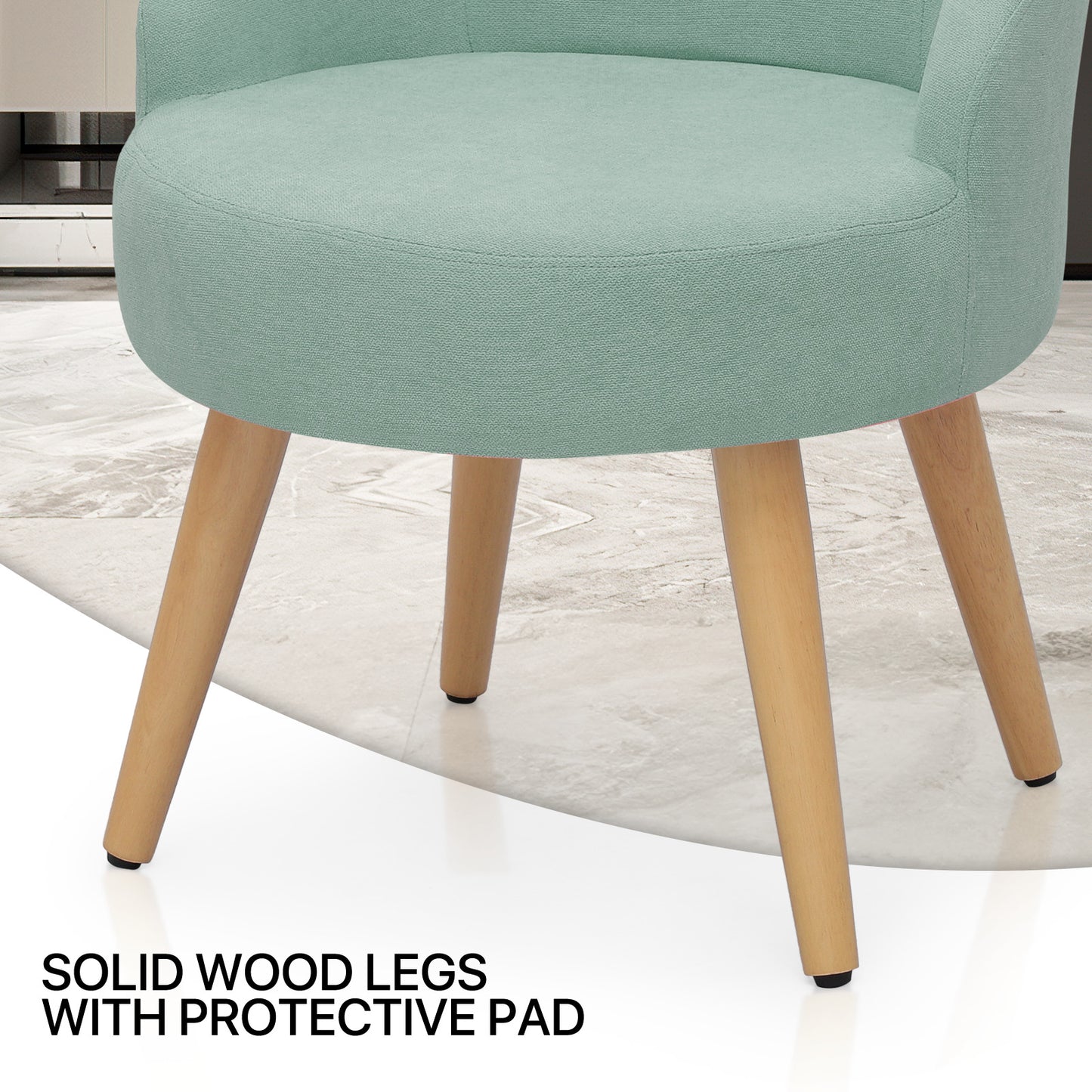 Leisure Upholstery Tufted Accent Chair