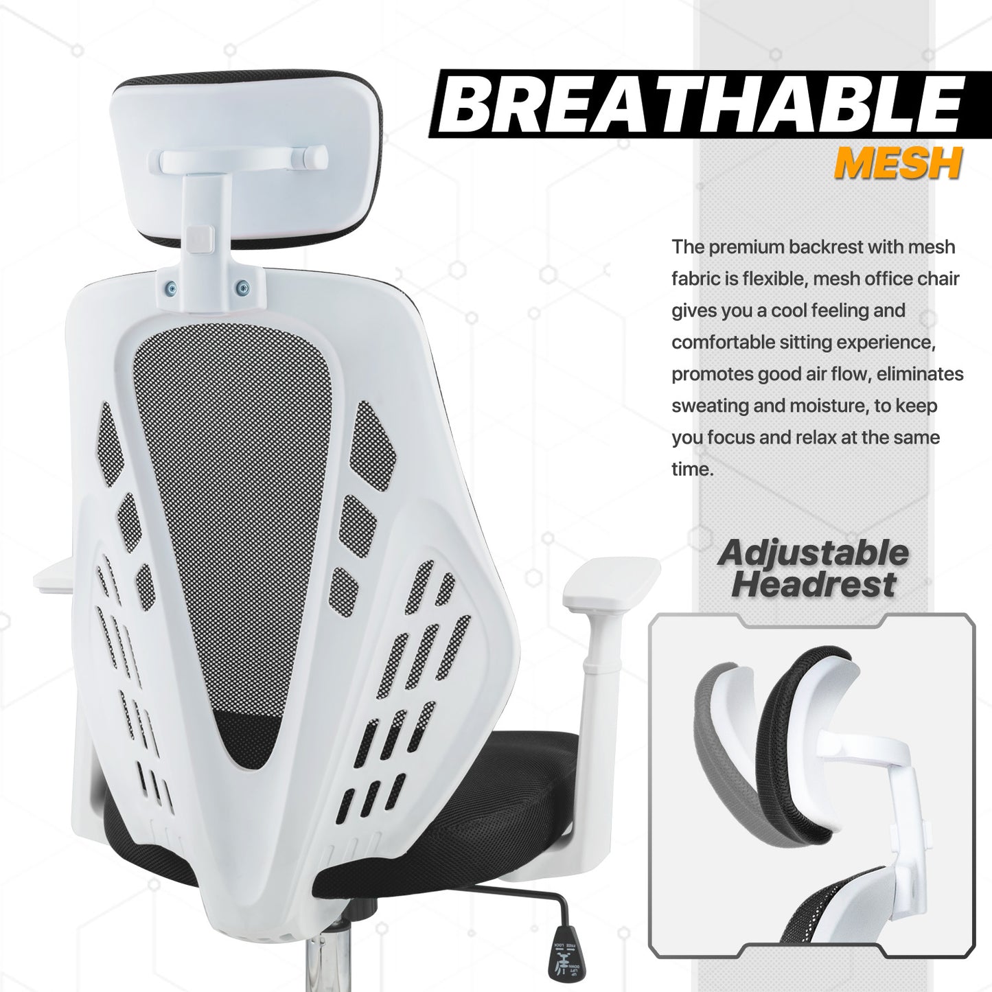 Mesh Task Chair with Headrest