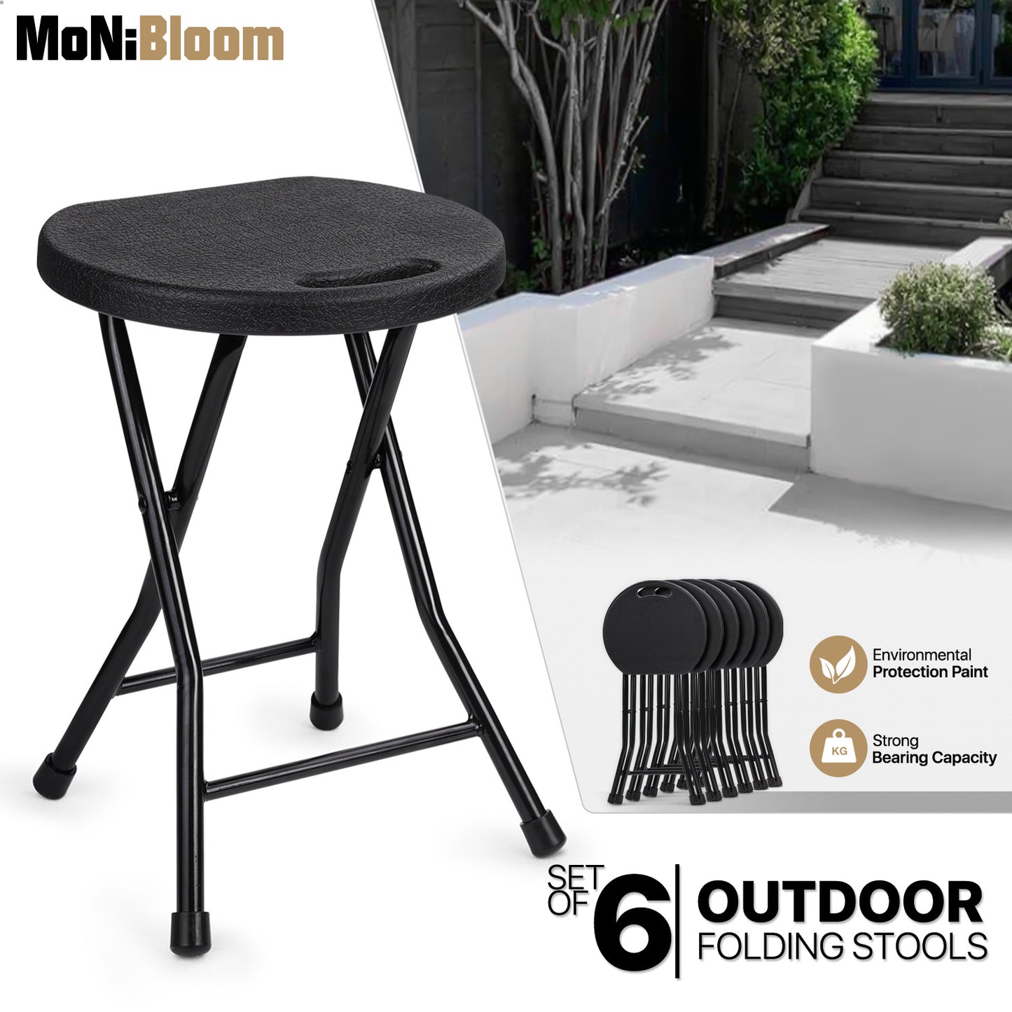 6 Pcs Foldable Stool