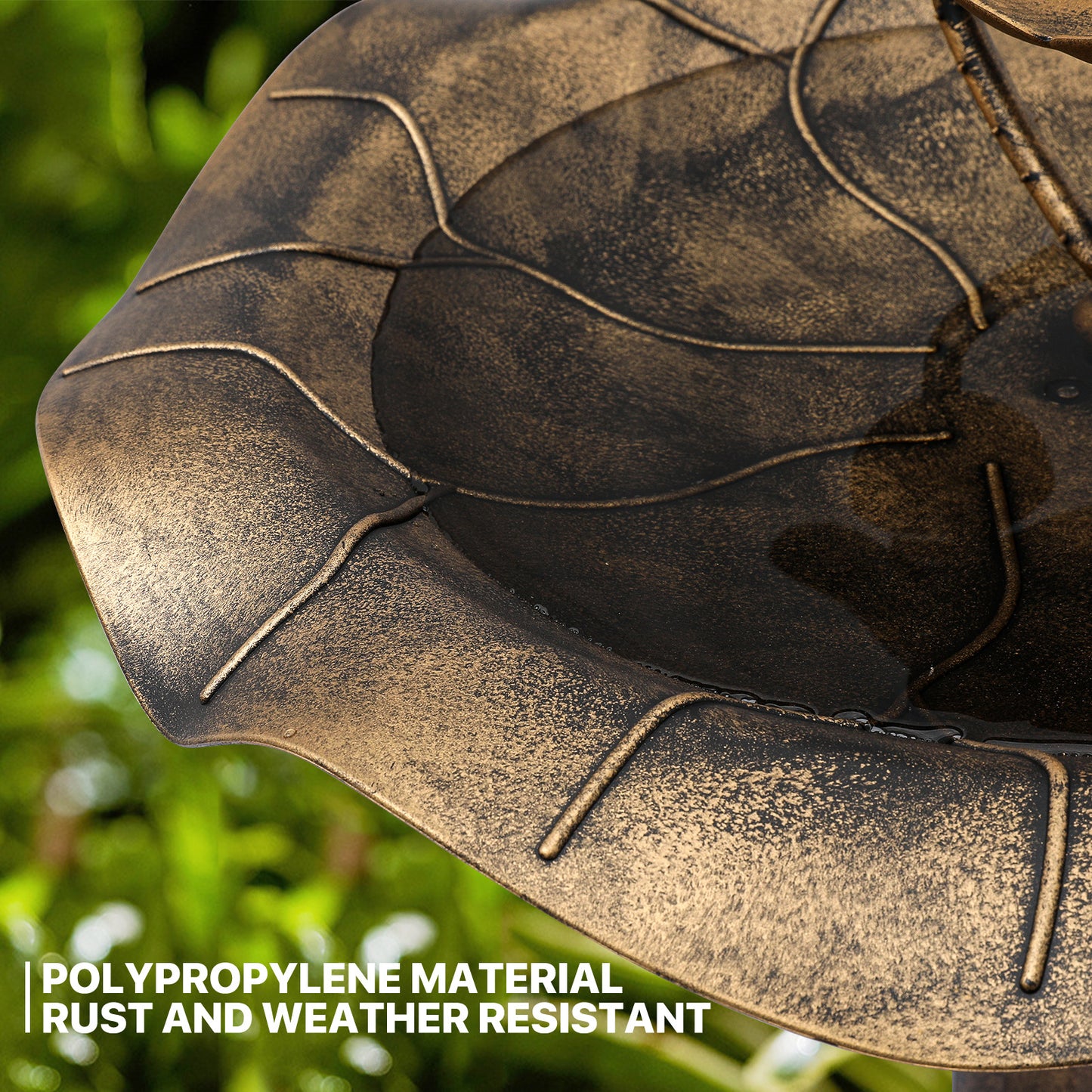 28" Garden Bird Bath - 3 Pcs Nails