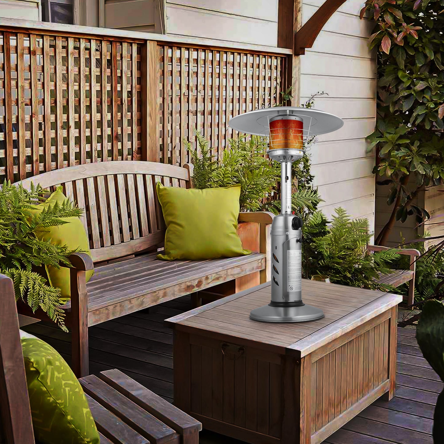 Portable Patio Heater - Steel