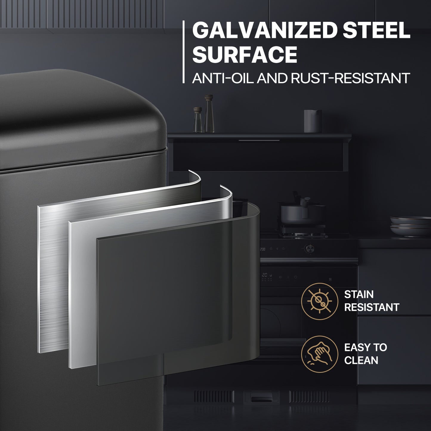 Step-On Trash Bin - 30L