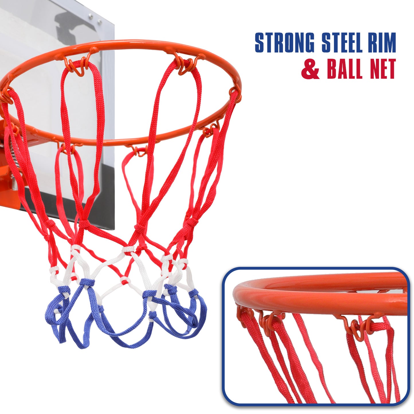 Over Door Hoop - Rectangle Backboard