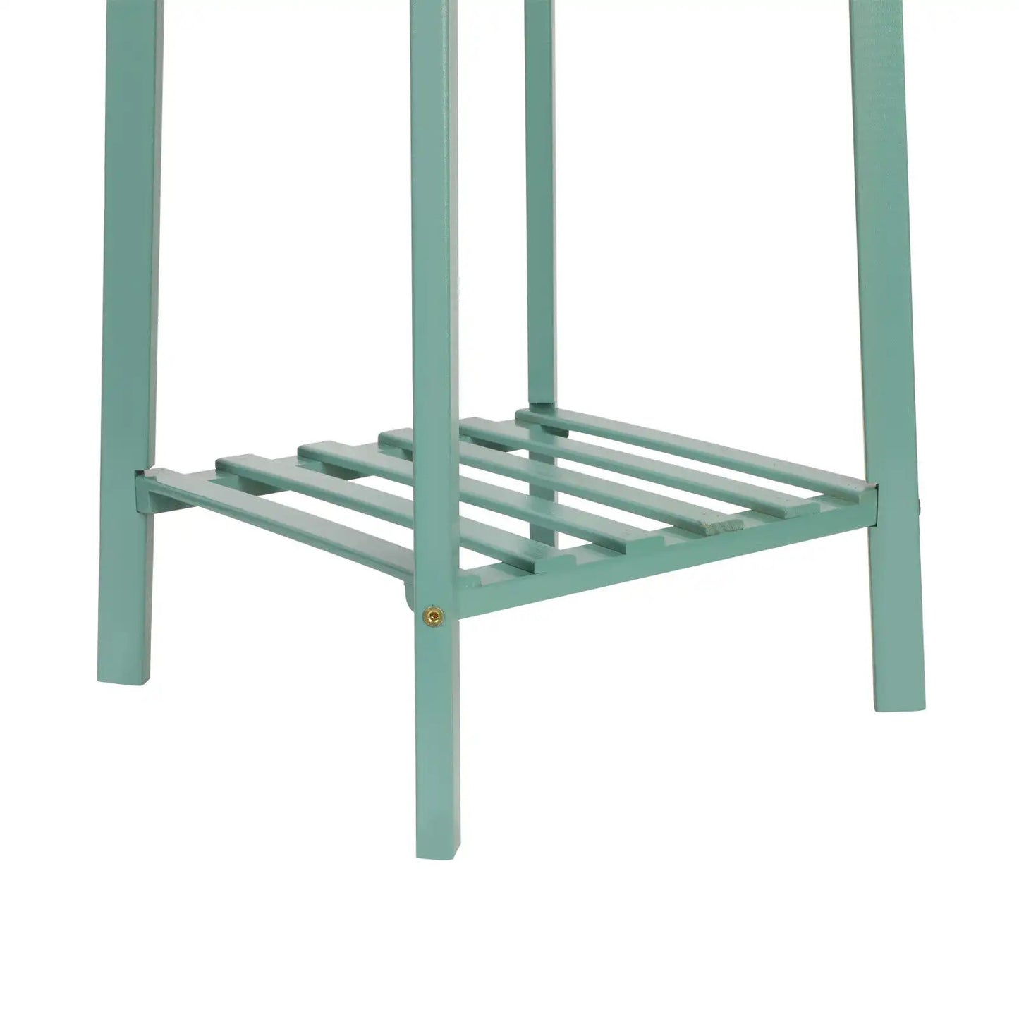 13" Green Bamboo Plant Stand