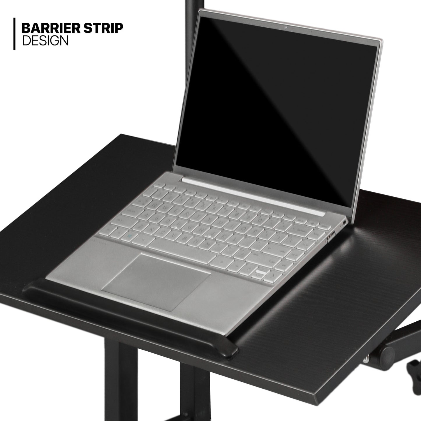 Lifting Tilting Computer Desk w/Monitor Shelf Adjustable Height 28" to 46"