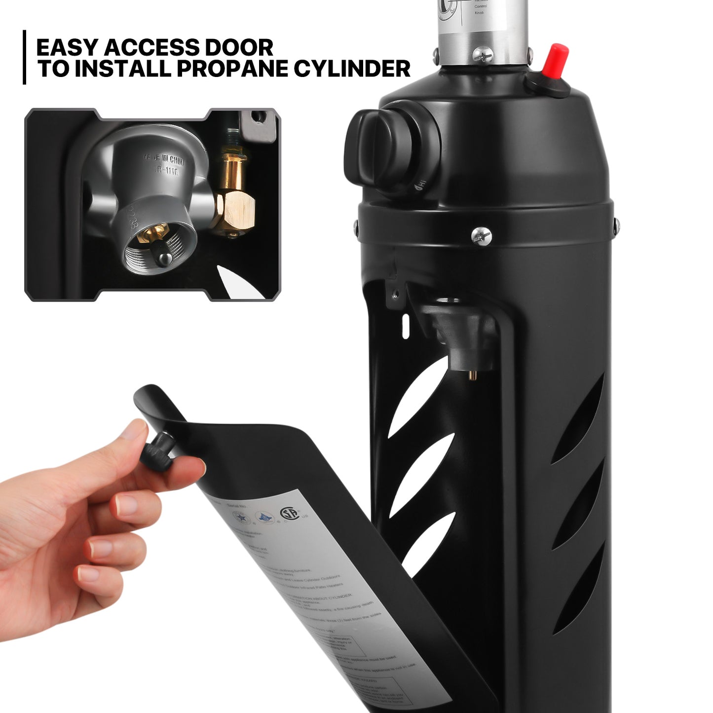 Portable Patio Heater - Black
