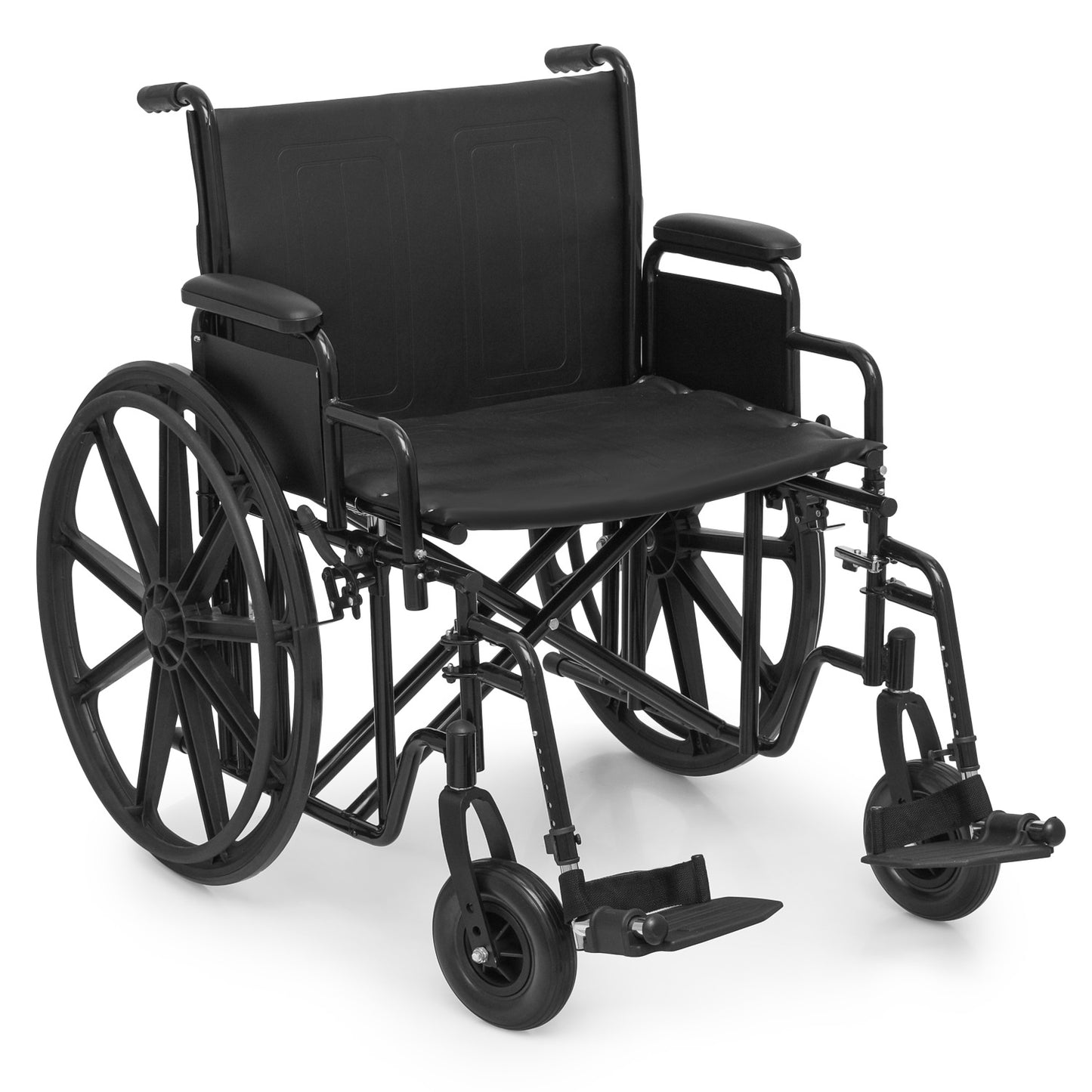 Manual Wheelchair - Extra Width 24"x17.5" Seat - FDA Approved