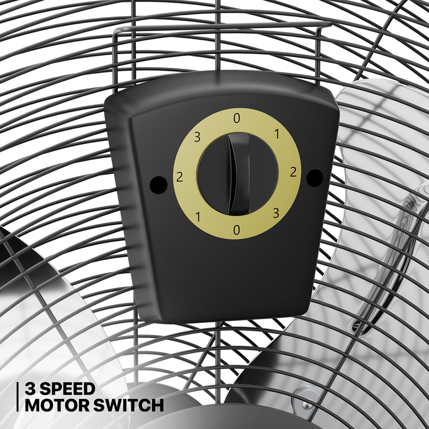 20" Floor Fan - 3 Speeds - Adjustable Tilt