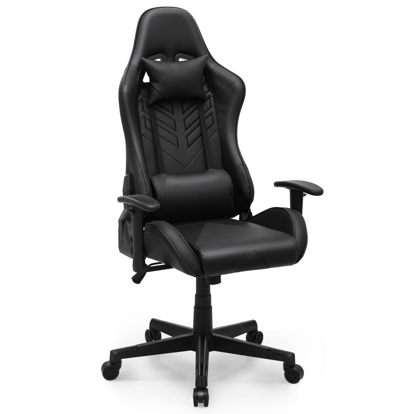 Gaming Chair w/Lumbar Support & Headrest #004