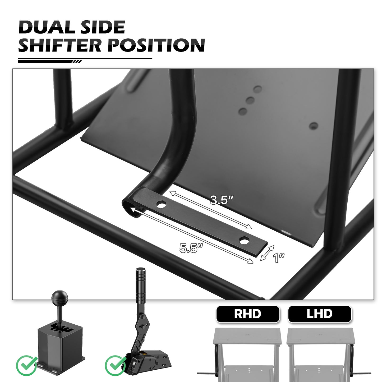 Racing Simulator Cockpit Wheel Stand