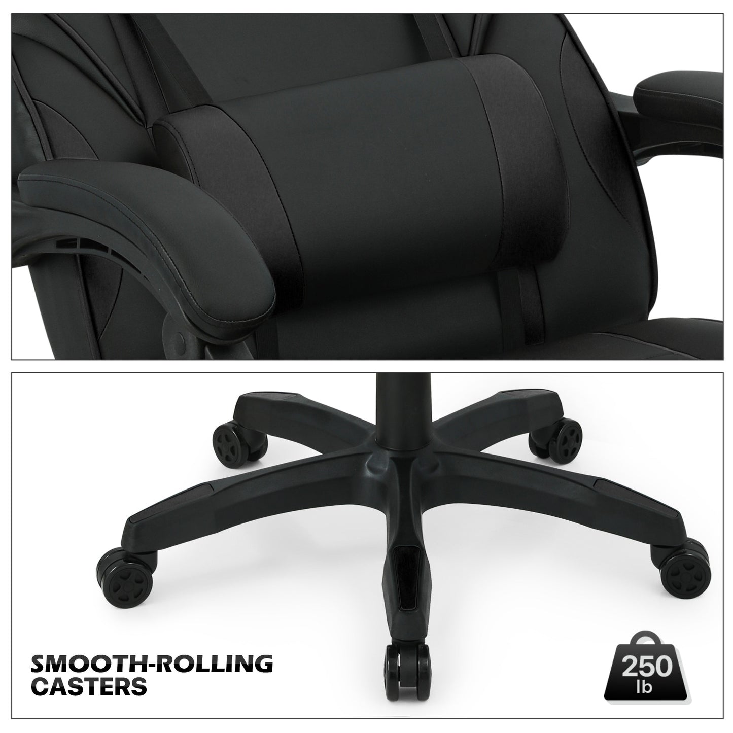 Reclinable Gaming Chair w/Footrest #003