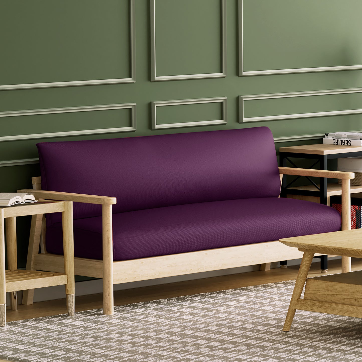 Futon Cover - Polyester - Full Size 54"x75"x2"