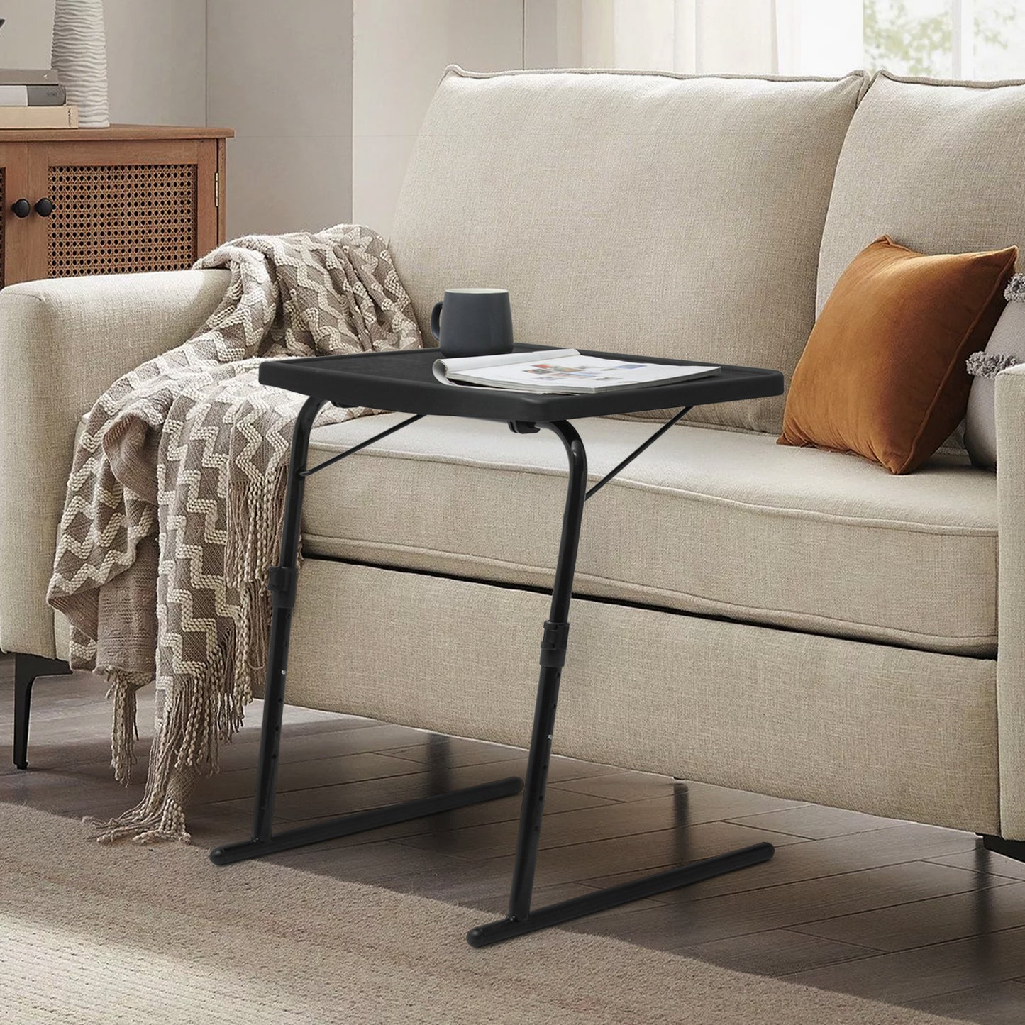 Tilting TV Tray - 6 Adjustable Height