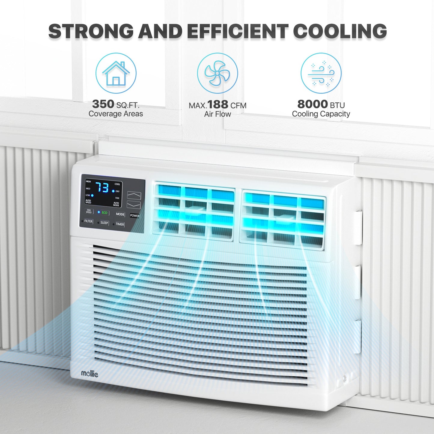 Electrical - Window Air Conditioner w/remote-8K