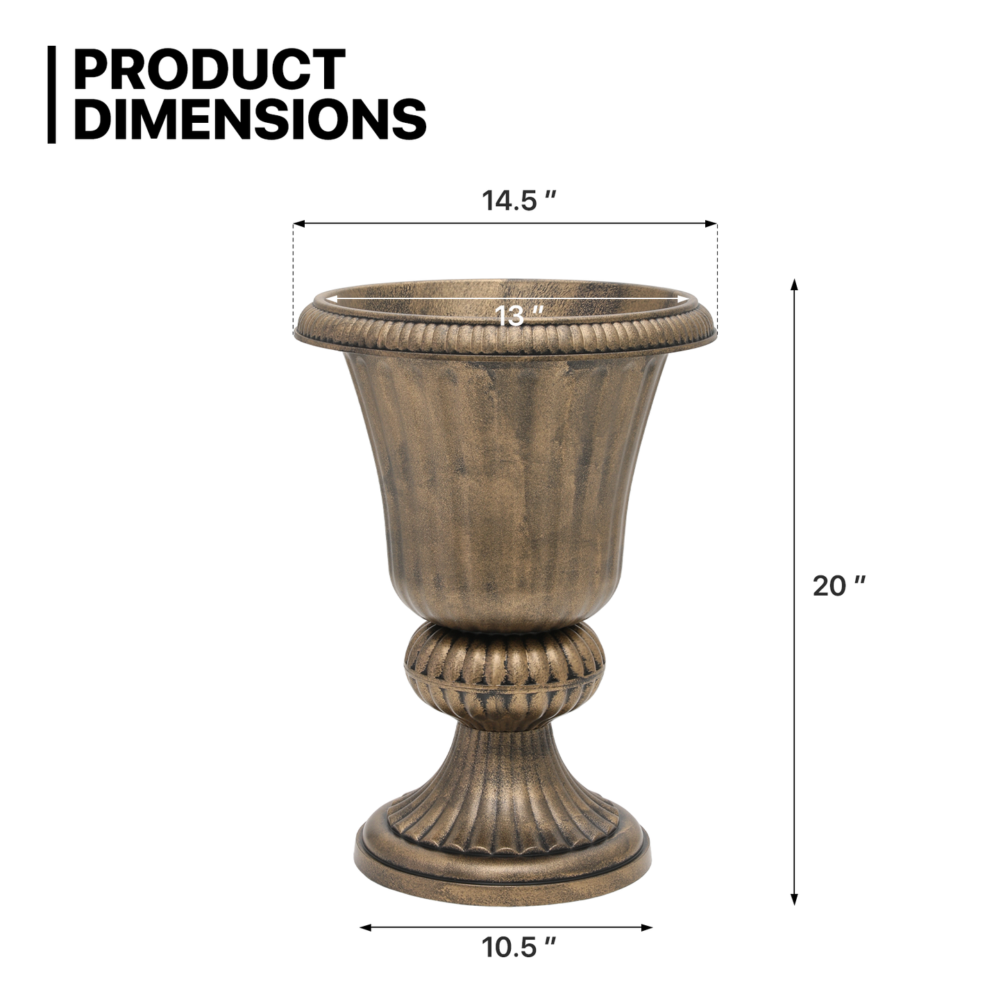 Urn Planter - 20" Height