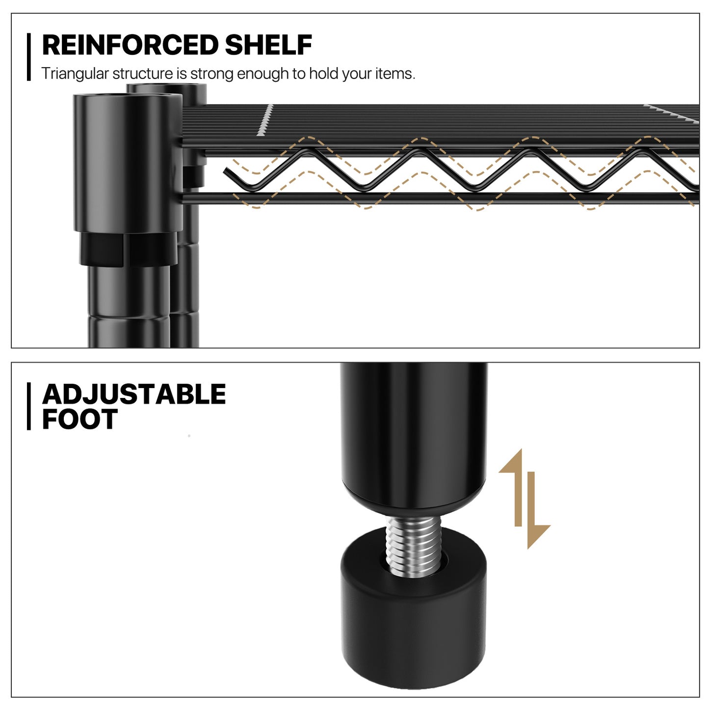 Carbon Steel Adjustable Clothes Rack - 71'' Length