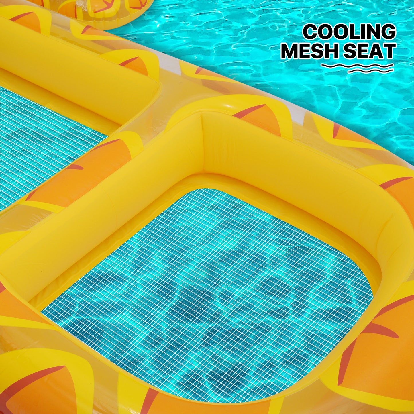 inflatable product-reclining chair-pineapple