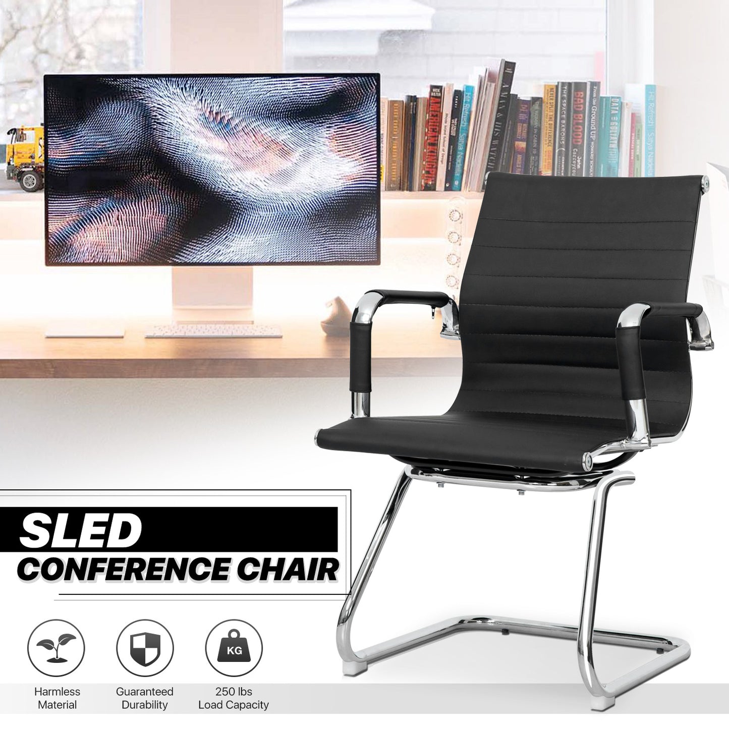 Sled Base Conference Chair