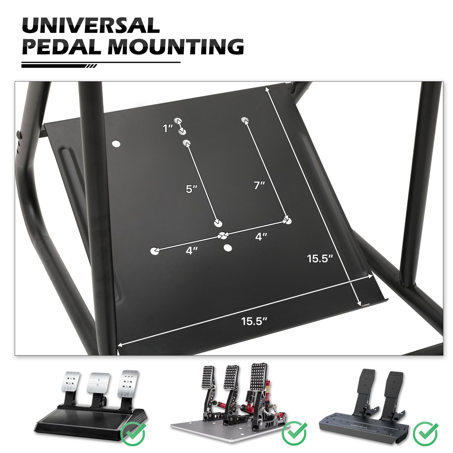 Racing Simulator Cockpit Wheel Stand