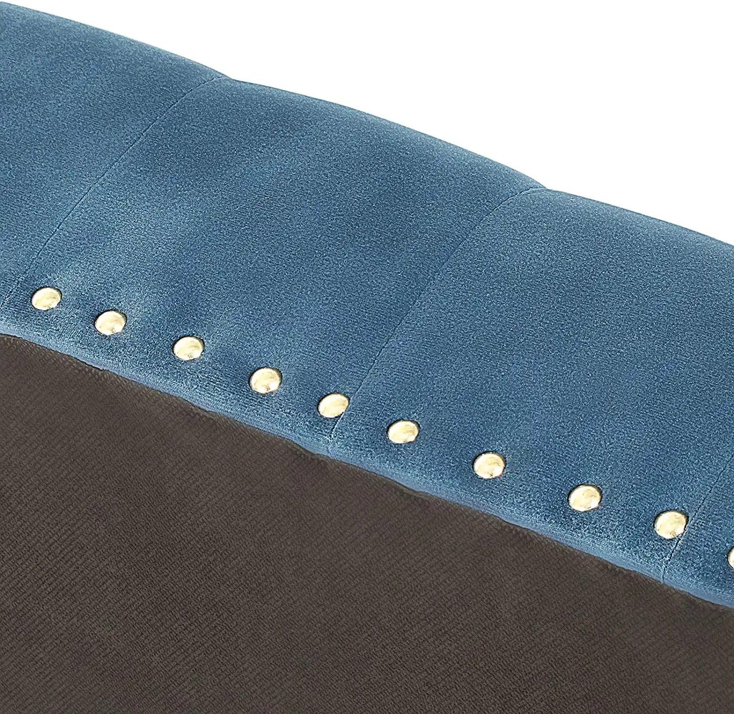 42" Tufted Ottoman Bench Microfiber Upholstered Rectangle Footrest Stool w/X-Leg