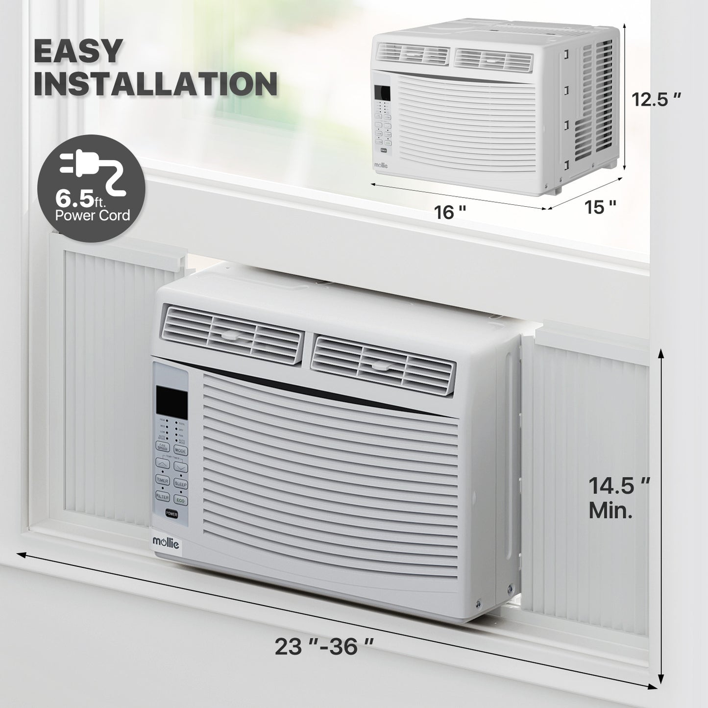 Electrical - Window Air Conditioner w/remote-6K
