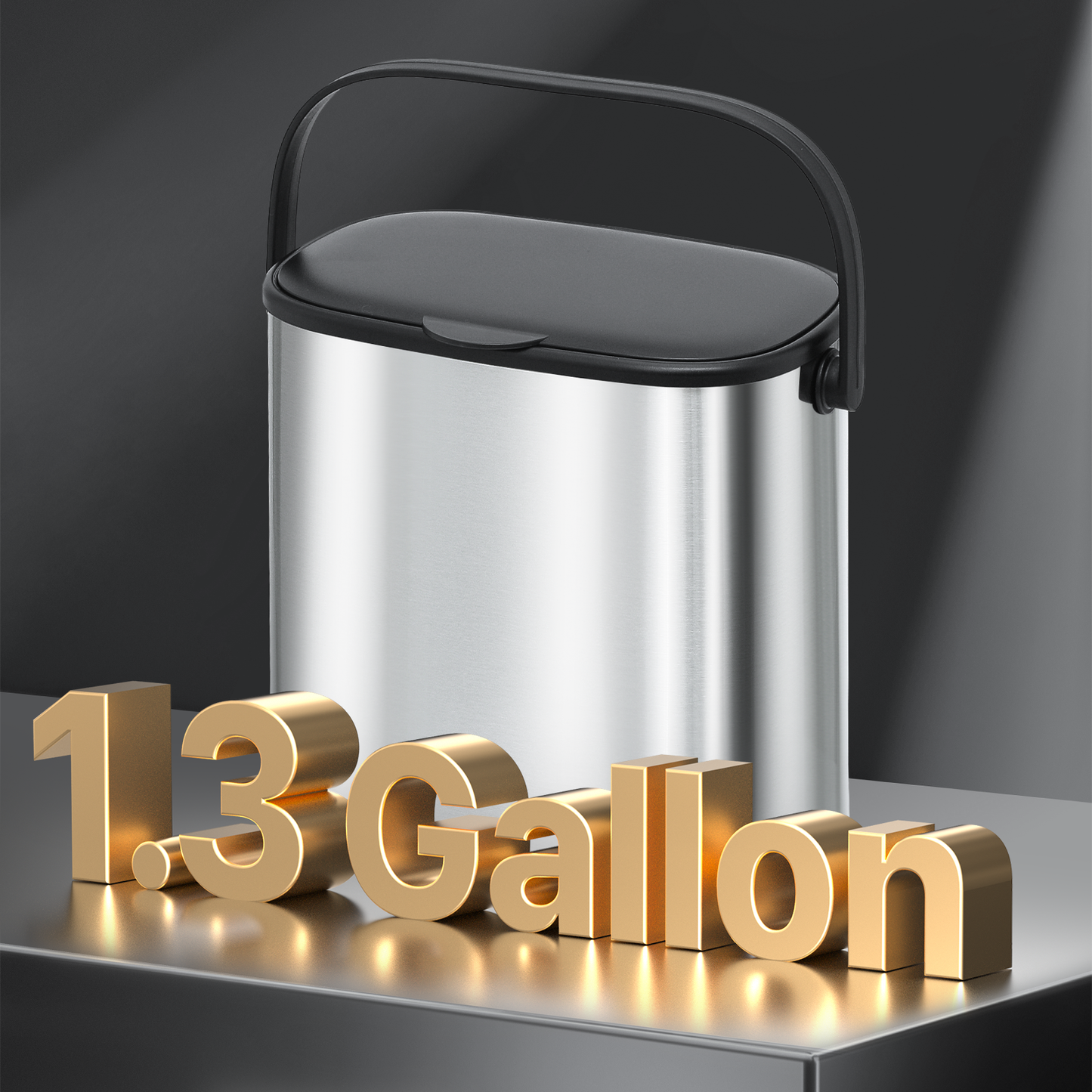 1.3 Gallon Hanging Trash Can