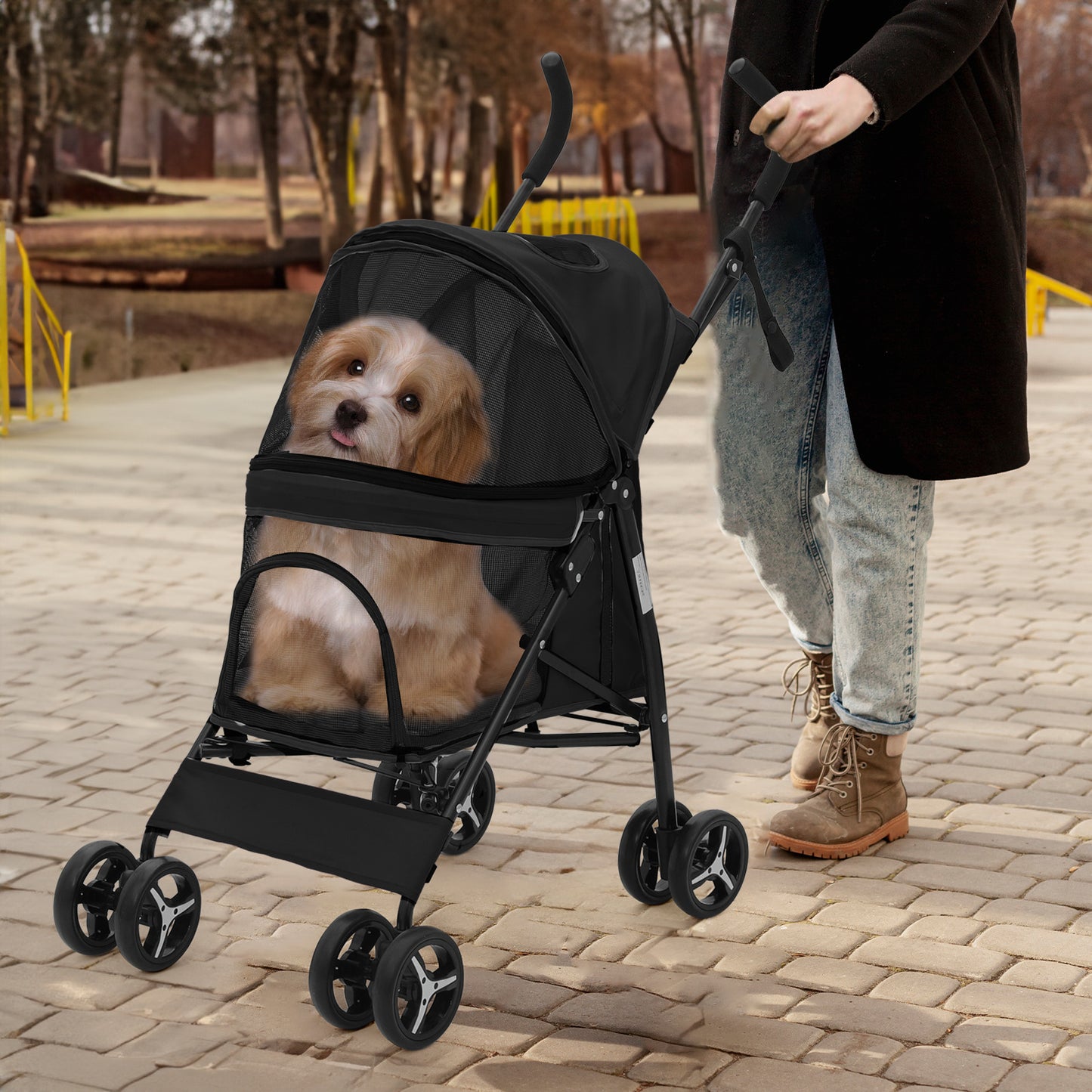 4 Wheels Pet Stroller - 26*18*37.5 inch