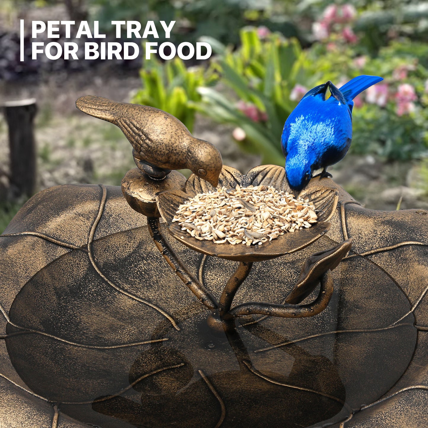 28" Garden Bird Bath - 3 Pcs Nails