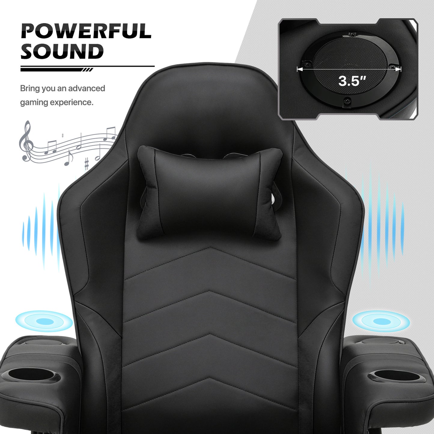 Massage Reclinable Computer Chair #002